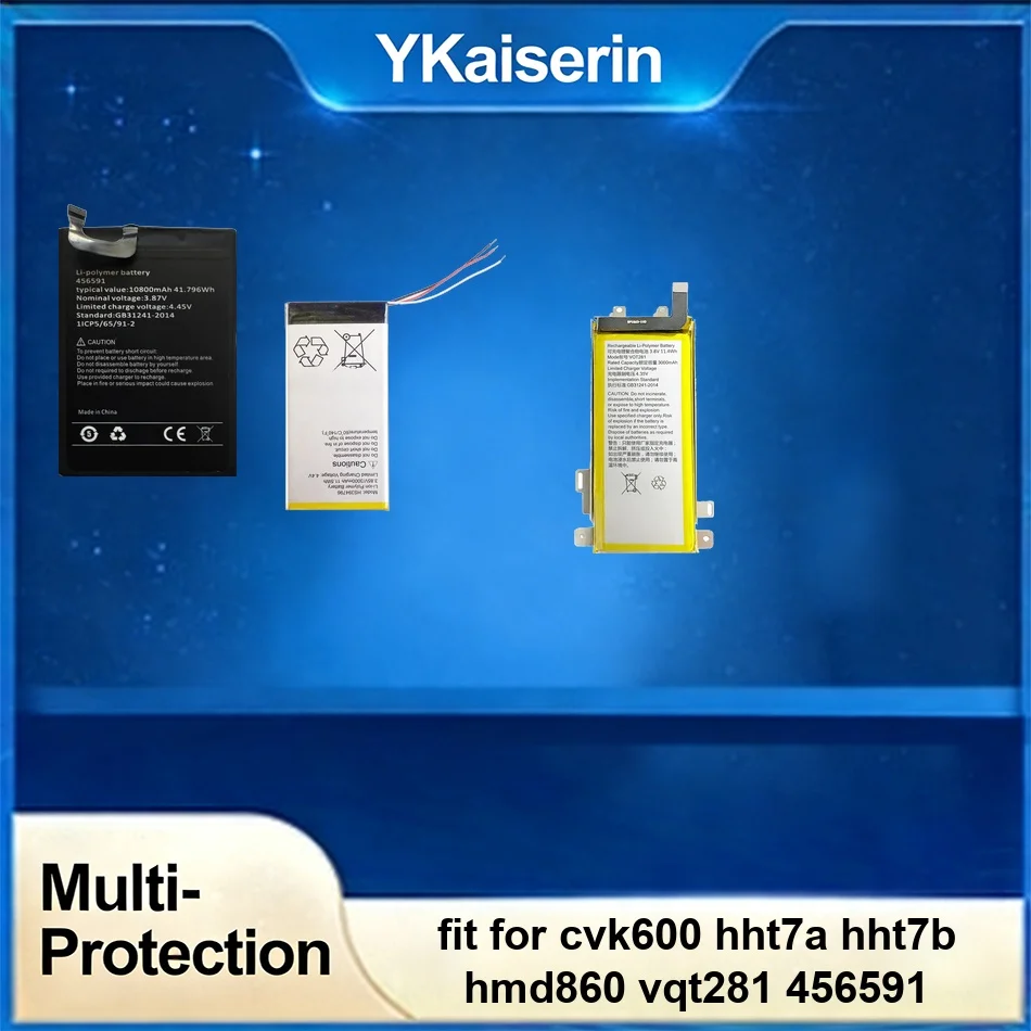 

Mobile Phone Battery Long-Lasting Performance 384796 3000-10800mAh Fit For CVK600 hht7a hht7b For HMD860 VQT281 456591
