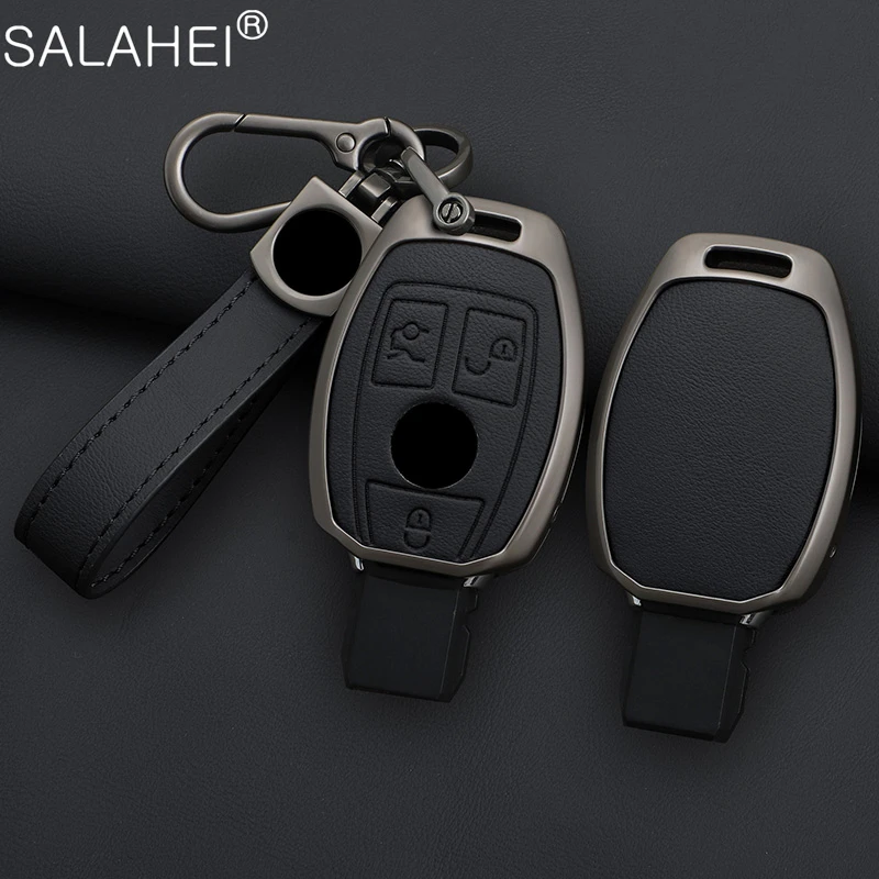 

Car Key Case Cover Shell Fob For Mercedes Benz A B C E S G Class GLC CLE CLA GLB GLS W177 W205 W213 W222 W212 X167 AMG Accessory