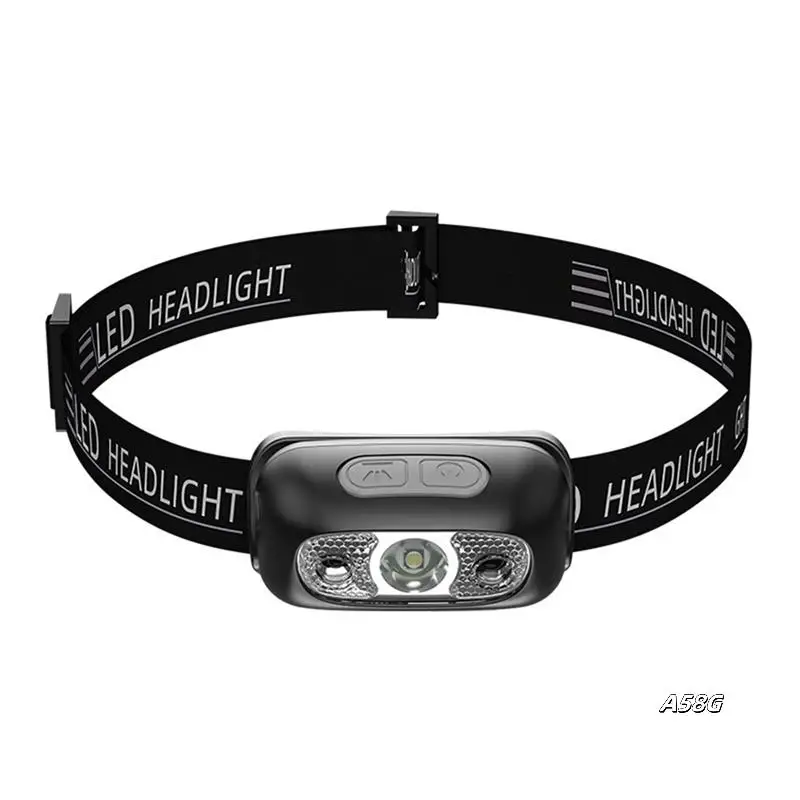 

USB Rechargeable Headlamp Sensor Waterproof Headlamp Portable Headlight With Super Bright Lights For Outdoor Hiking Camping