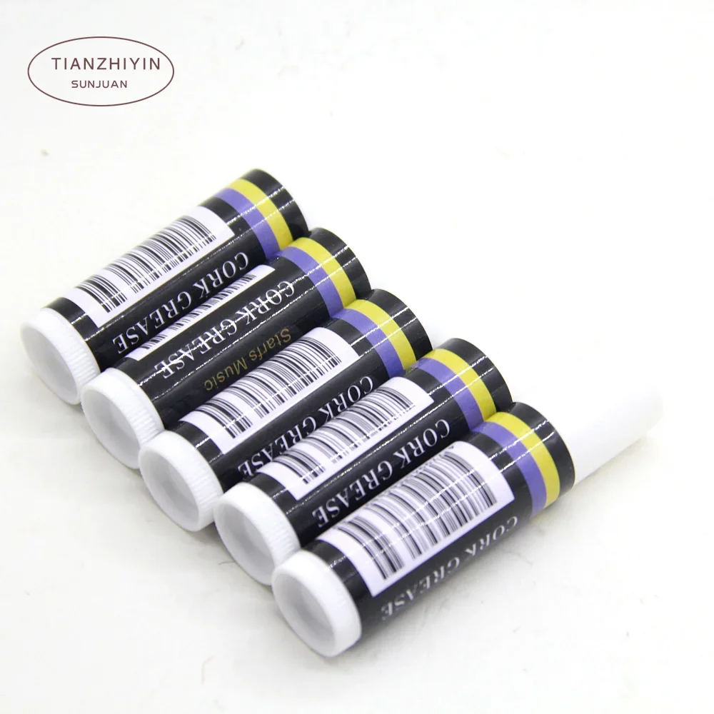 

5pcs Cork Grease Sticks for Woodwind Instruments - Saxophone Clarinet Oboe Bassoon - Instrument Lubrication Care Tube Sticks