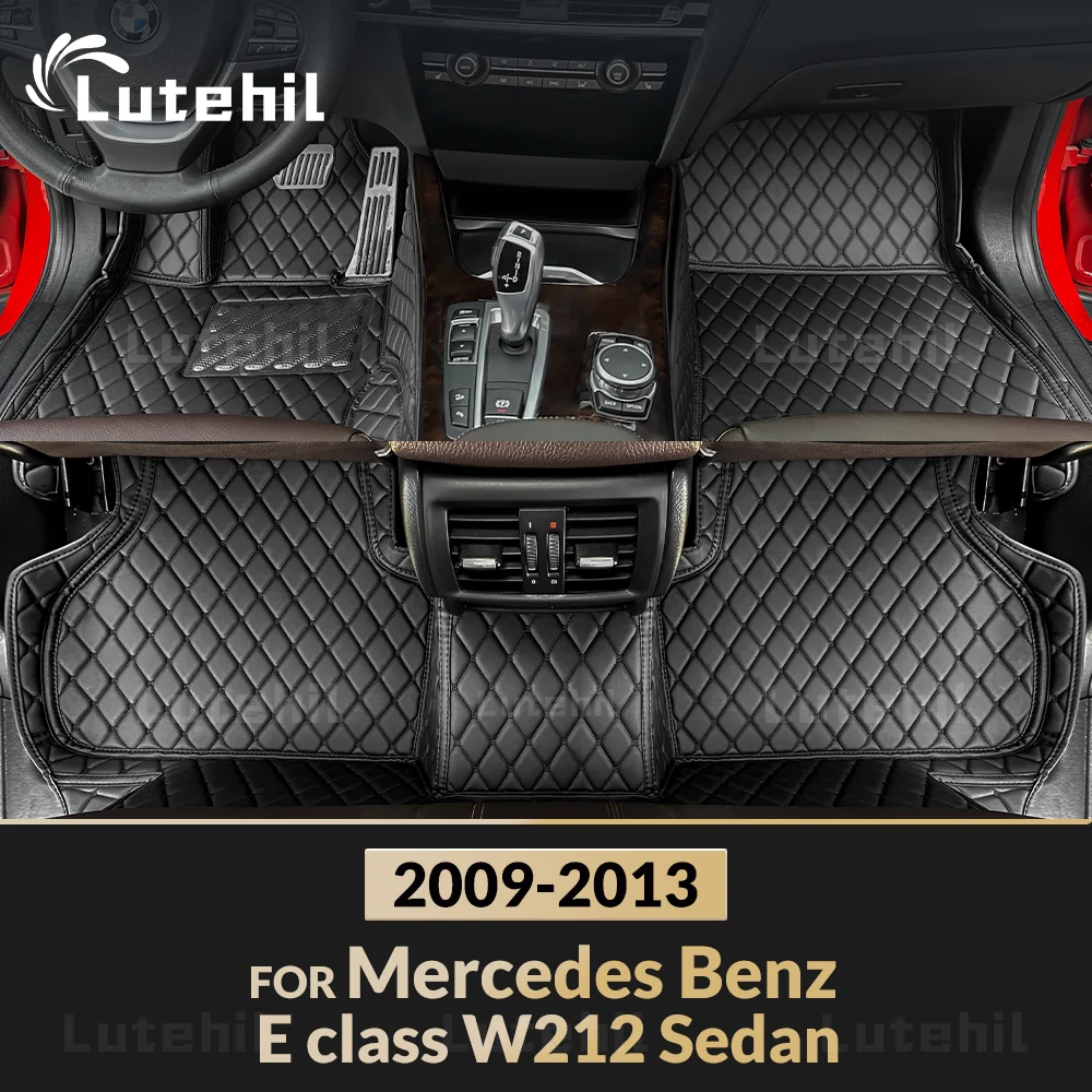 Car floor mats for Mercedes Benz E class W212 Sedan 2009 2010 2011 2012 2013 Custom auto foot Pads  carpet cover interior access