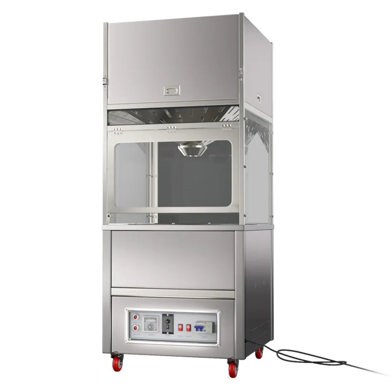 Supermarket shopping mall smokeless filter electric automatic chestnut machine electric frying machine equipment