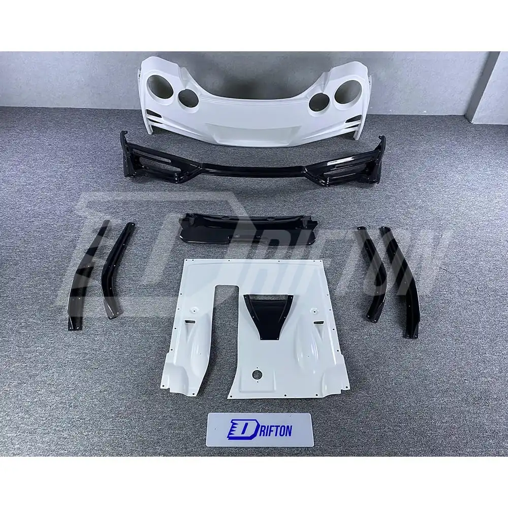 TopSecret Style Partial Carbon Fiber Rear Bumper Assemble for Nissan R35 GTR Body Kit
