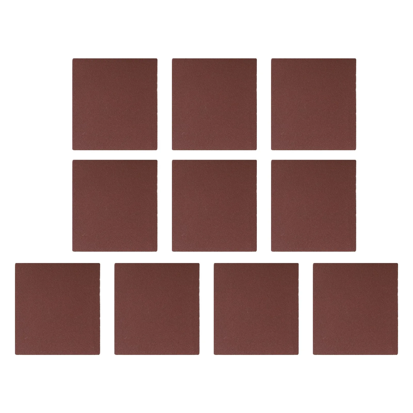 10 Pack Abrasive Sandpaper Sheets 110x100mm Flocked Backing 60 To 1000 Grit For Polishing Wood Auto Boat Wall Repair
