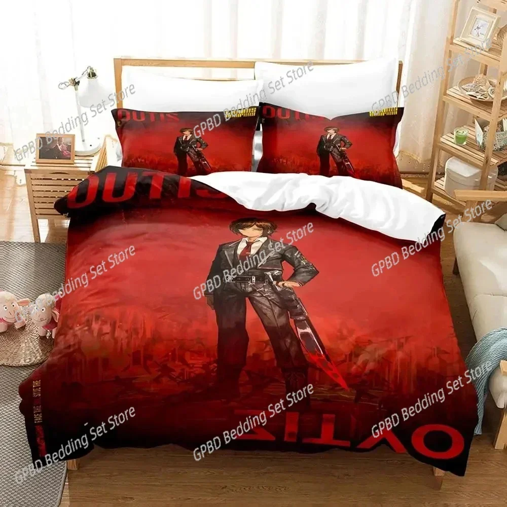 3D Print Anime Game Limbus Company Comfortable Duvet Quilt Cover Pillowcase Bedding Set Children Bedroom Decoration Home Textile
