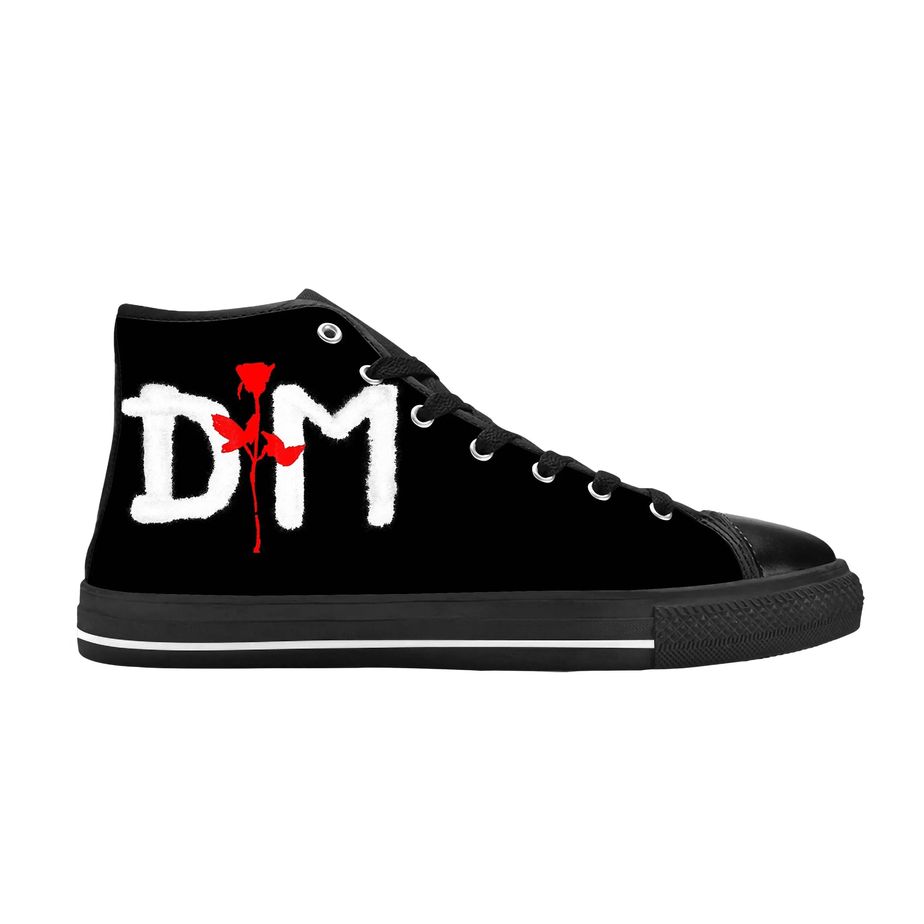 Modi elektronische Rockmusik Band Sänger Depeche lässige Stoffs chuhe High Top bequeme atmungsaktive 3D-Druck Männer Frauen Turnschuhe