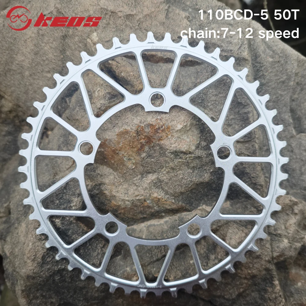 DECKAS KEOS 110BCD Kettingblad 36T-52T Fietskettingwiel voor Shimano SRAM 5 Bolt Racefiets Smalle Brede Crank Fietsaccessoires