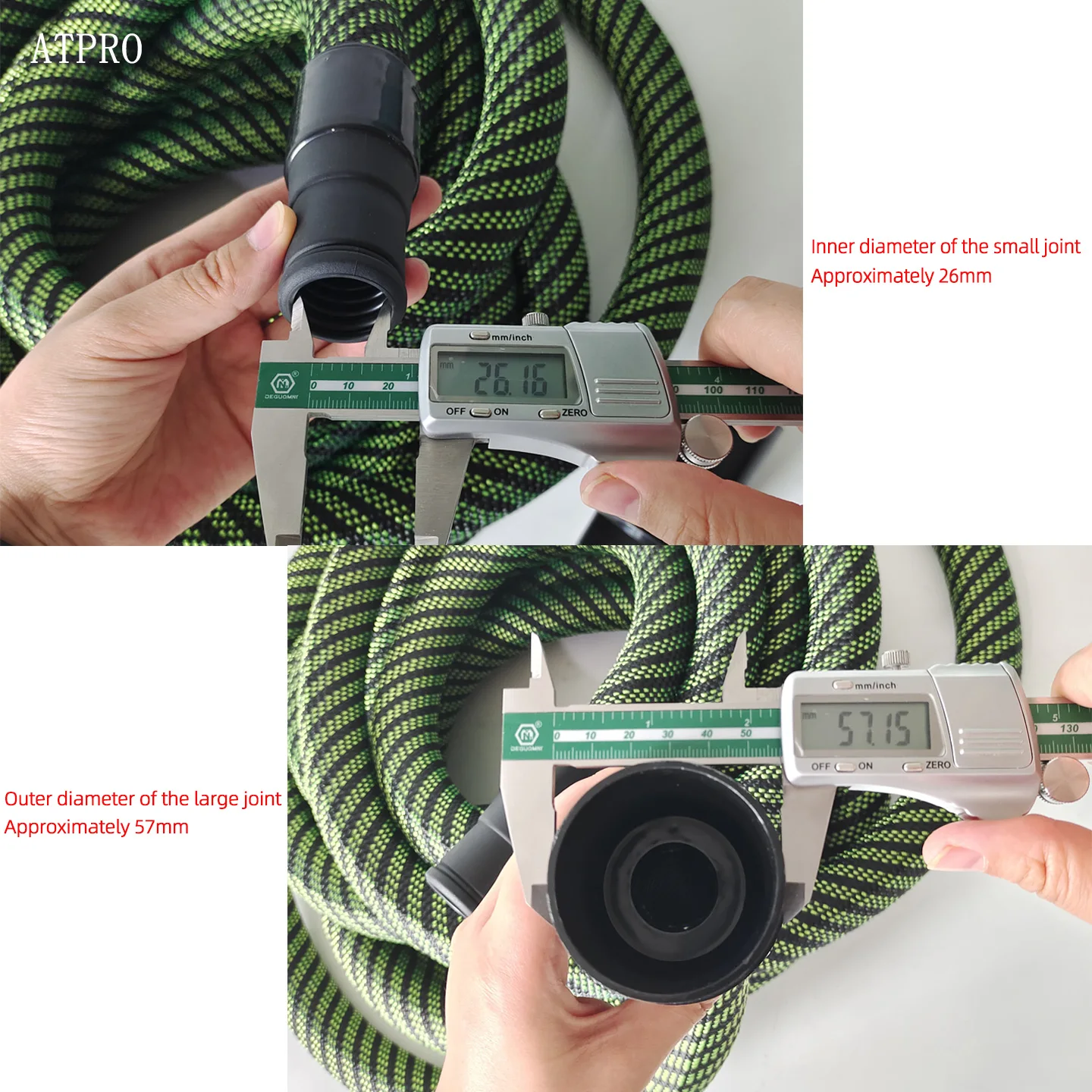 Tubo de nailon de 10m para Festool Mirka, colector de polvo para carpintería, manguera amoladora en seco