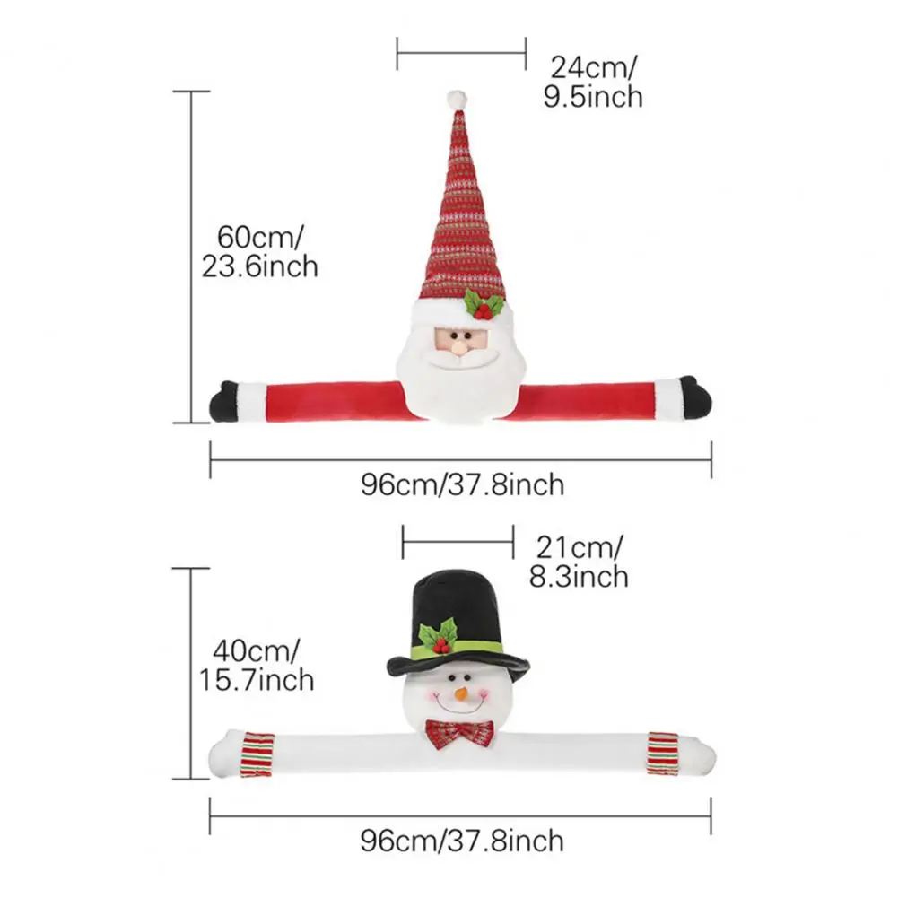 Fabric Christmas Tree Topper Easy to Install Christmas Tree Topper Festive Christmas Tree Topper with Long Arm for Xmas for A