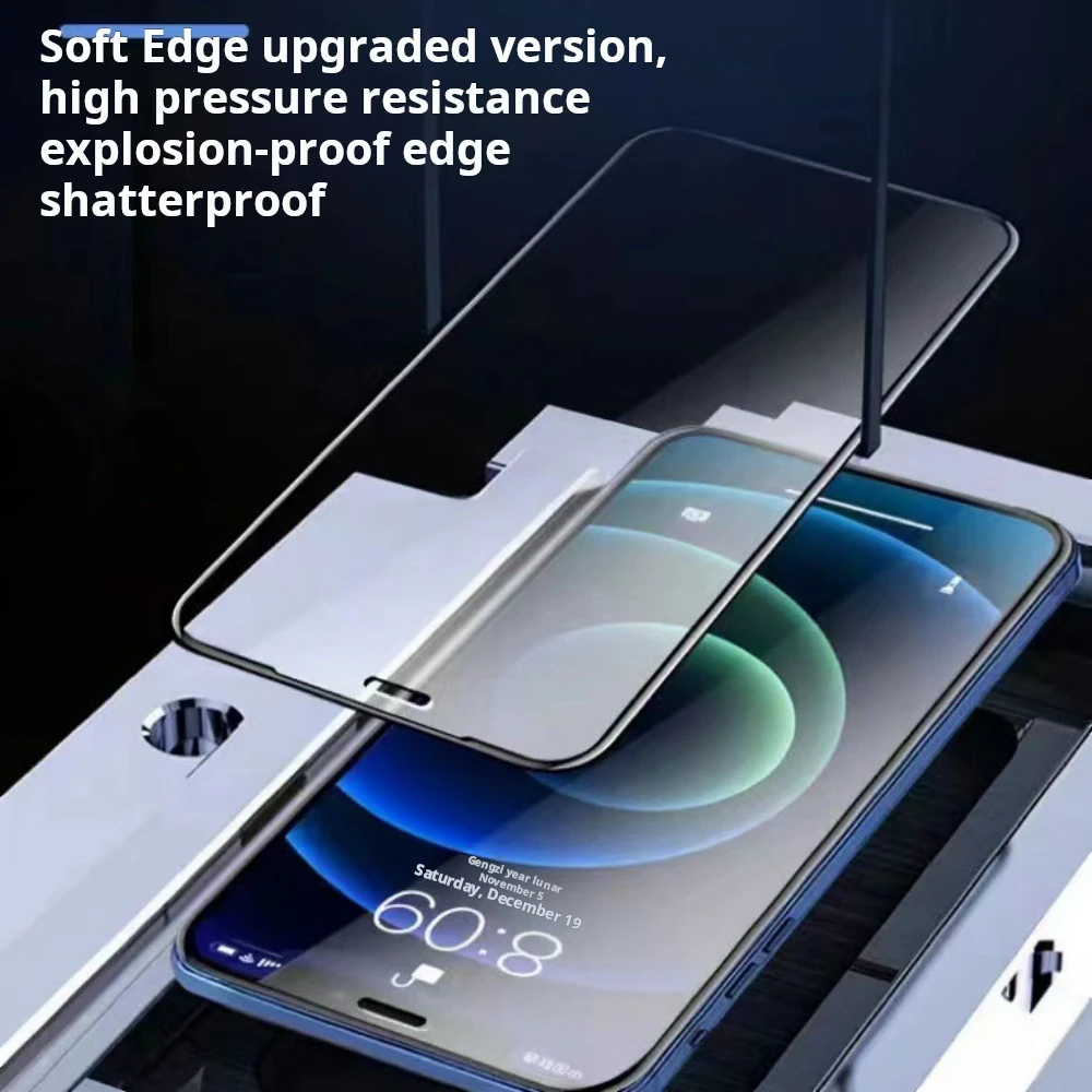 

Suitable for Apple 15 airbag film tempered film anti drop high-definition shatterproof edge 16PRO mobile phone film