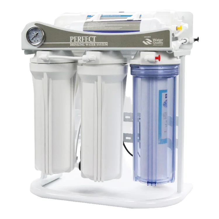 Electric 5 Stage RO Water Purifier Under Sink Self Cleaning Home Kitchen Hotel Use
