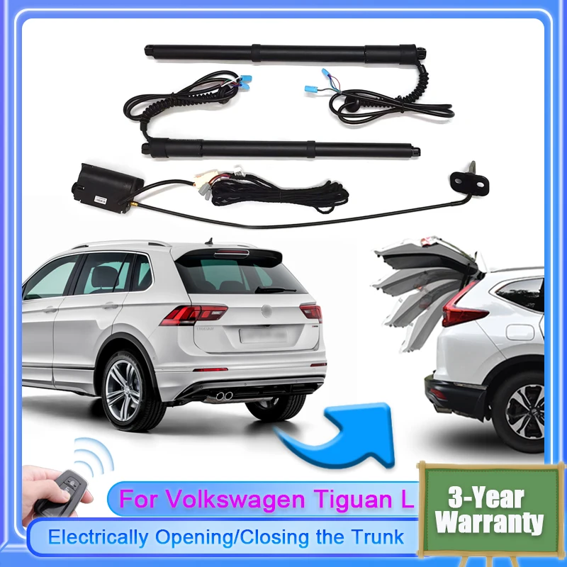 For Volkswagen Tiguan L AD BW 2016~2024 Car Electric Tailgate Lift System Kit Auto Tail Gate Opener Automatic Lifting Rear Door