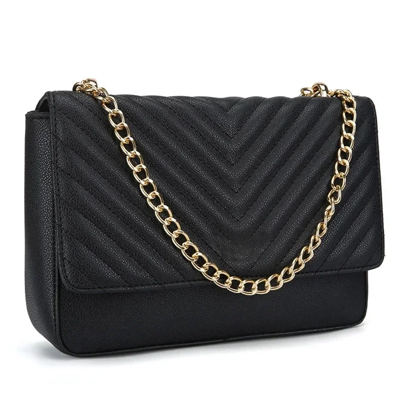 

Women's Single Shoulder Chain Crossbody Bag Simple Small Square Bag Handbag