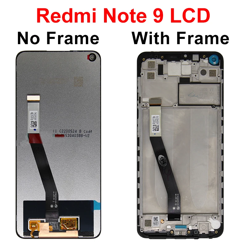 IPS para Xiaomi Redmi Note 9S 9Pro M2003J6B2G LCD Touch Screen para Redmi Note 9 Display M2003J15SC Digitizer Repuestos 3