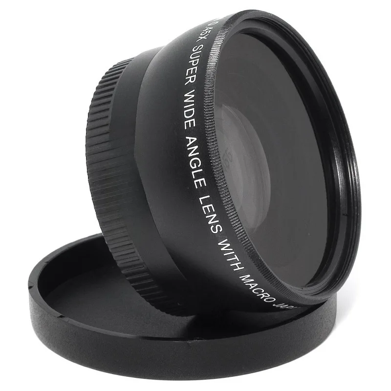 55Mm 0.45X wide-angle lens macro add-on lens