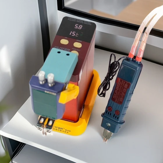 801D Faraday Capacity Spot Welding machine 9900KW Battery welder Spot Welder 0.2mm Pure Nickel welding 0.1-0.35mm 1800A