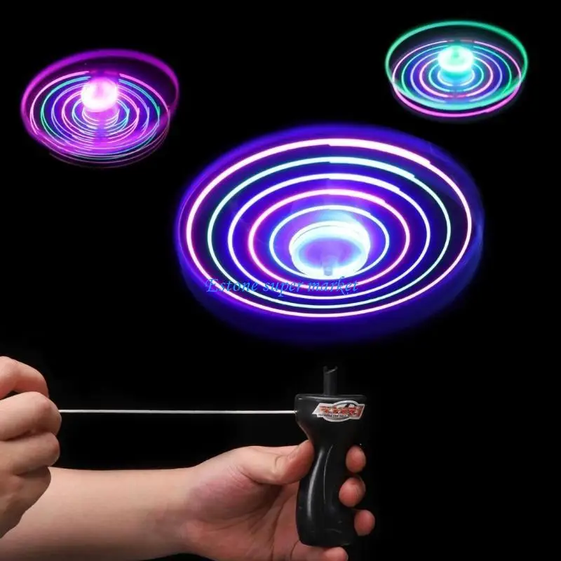 090B Bright Propeller Flying Disc Glow Light Up Perfect for Adults Kids