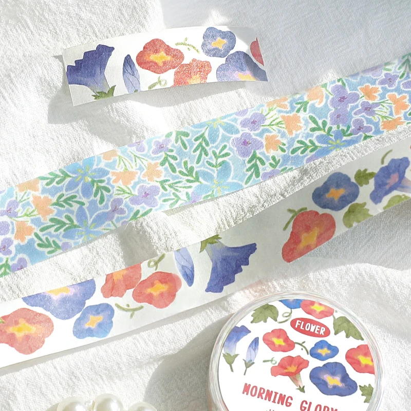 3m Cute Flowers Washi TapesDecoration Scrapbooking DIY Diary Album Journal Background Collage Masking Tape Stationery