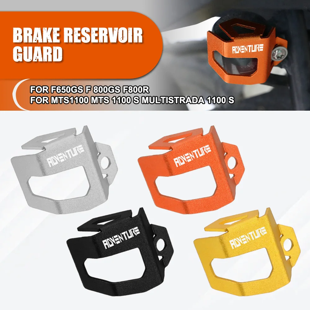 

For BMW F650GS F 800GS F800R Rear Brake Fluid Reservoir Guard Cover Protect For Ducati MTS1100 MTS 1100 S Multistrada 1100 S