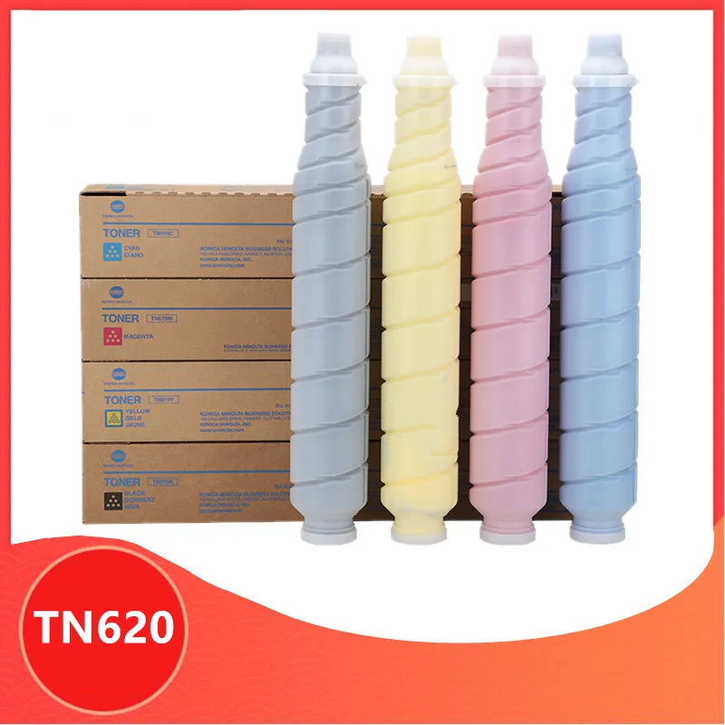 4PCS/Set  for Konica Minolta TN-620 TN620 TN 620  Toner Cartridge for Bizhub Pro C1060L 1070L A3VX131 A3VX231 A3VX331 A3VX431