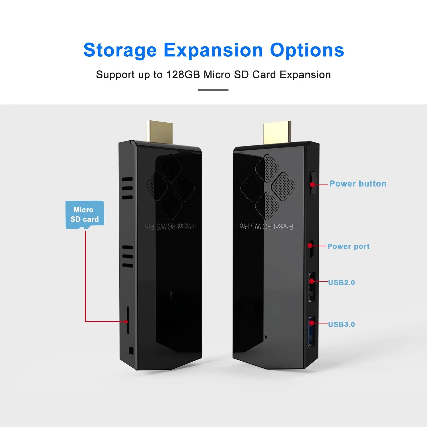 عصا كمبيوتر صغيرة مضيف صغير رباعي النواة win10 مضيف محمول لجيب غرفة المعيشة #3