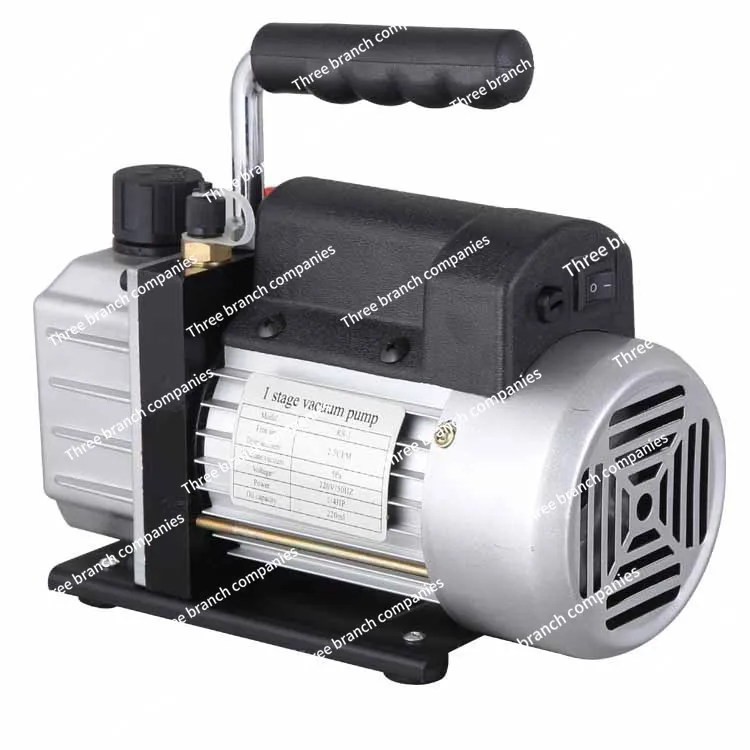 3CFM Portable Vacuum Pump Rotary Vane Vacuum Pump Air Conditioning Maintenance Refrigerant Refrigeration Small