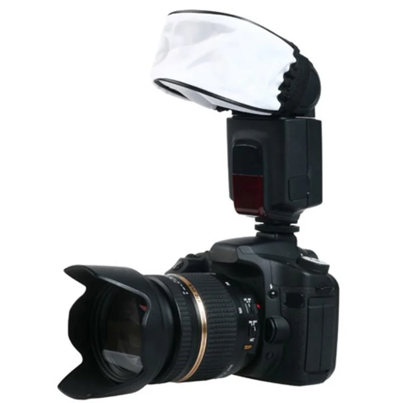 1X diffusore Softbox universale per fotocamere DSLR, luci di velocità della luce Flash Mini Soft portatile