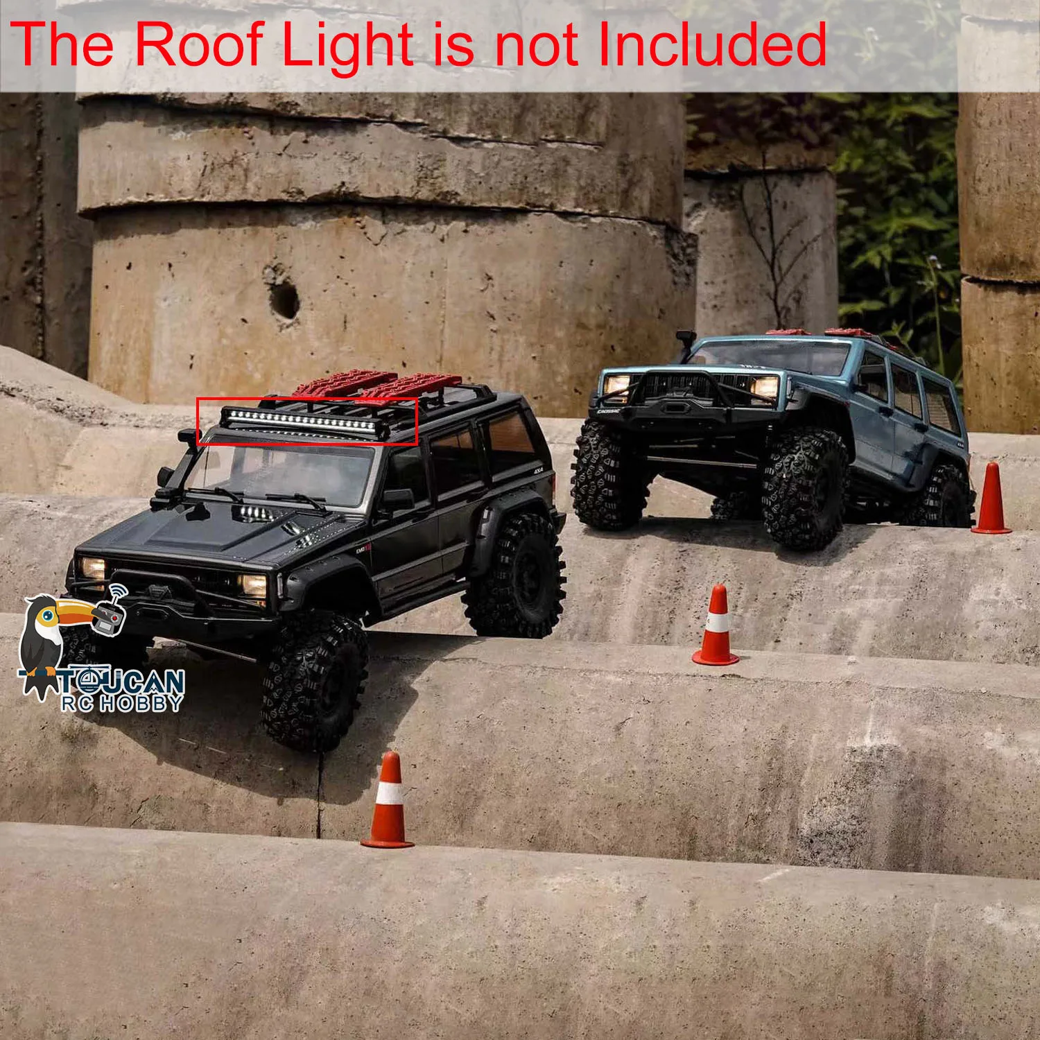 

CROSSRC 1/8 RC Off-road Vehicles EMOX2 4X4 4WD Remote Control Crawler Car Painted Assembled Light System Model Toy TH22720