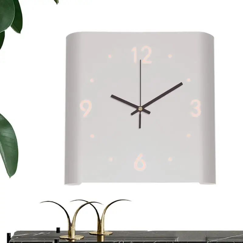 Corner Wall Clock Modern Perforation-free Fashion Sun Corner Clock Simple Creative Living Room Corner Wall Clock Home Accessory