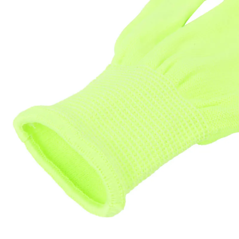 5Pairs Party Fluorescent Glove Good Flexibility green Gloves Flexible work Gloves