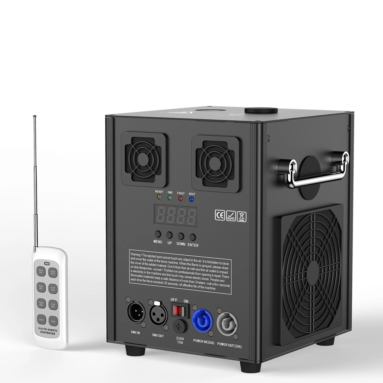 U'King 700W Koude Vonkenmachine Binnen/Buiten Elektronische Bloemen Spuitmachine Vuurwerkmachine voor Bruiloft Show Party - afbeelding 2