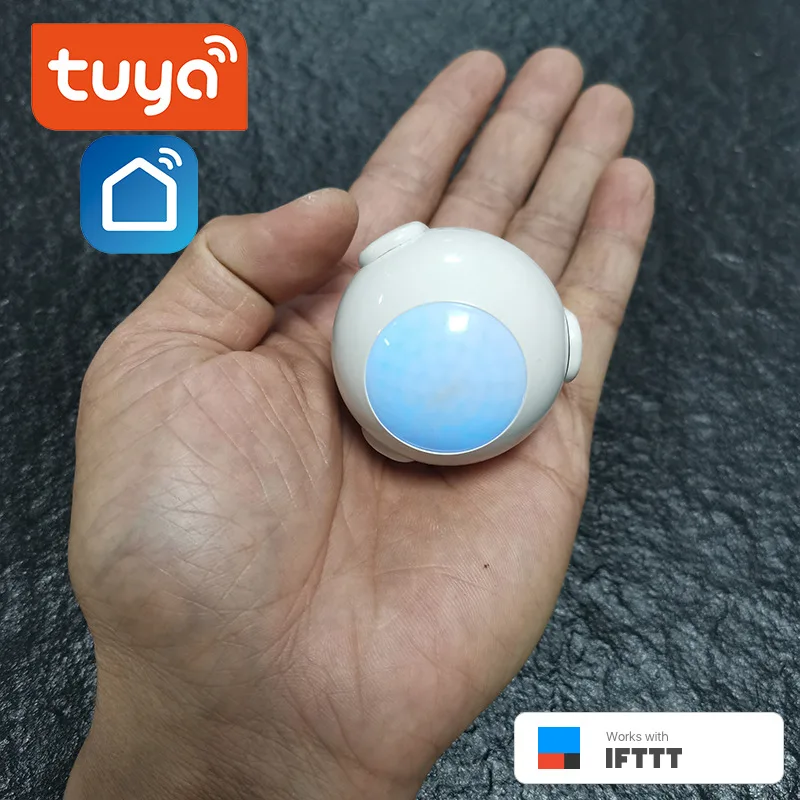 

Tuya WiFi Smart Home Infrared Human Presence Sensing Switch Wireless Movement Alarm Detector Small Human Body Motion Sensor