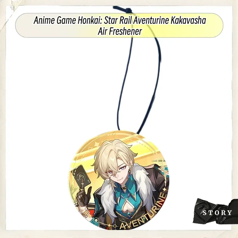 Honkai: Star Rail Aventurine Kakavasha Air Freshener Car Rearview Mirror Perfume Flavoring Diffuser Ten Stonehearts Anime Game