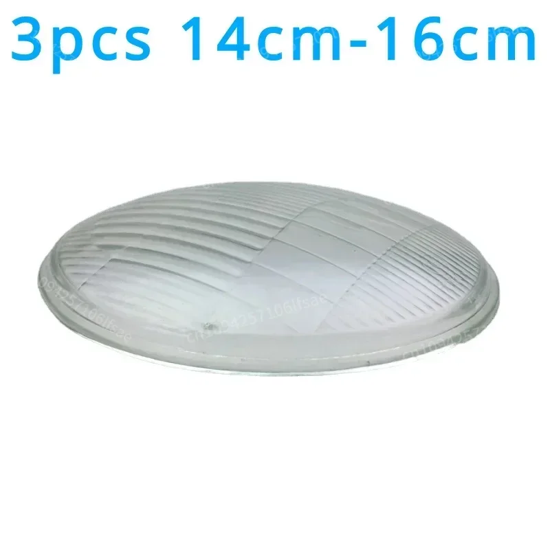 

3pcs 14cm-16cm for GN125 HJ125-8 Motorcycle Refit JH70 Motorcycle Headlight Glass Round, Pattern Random Delivery.