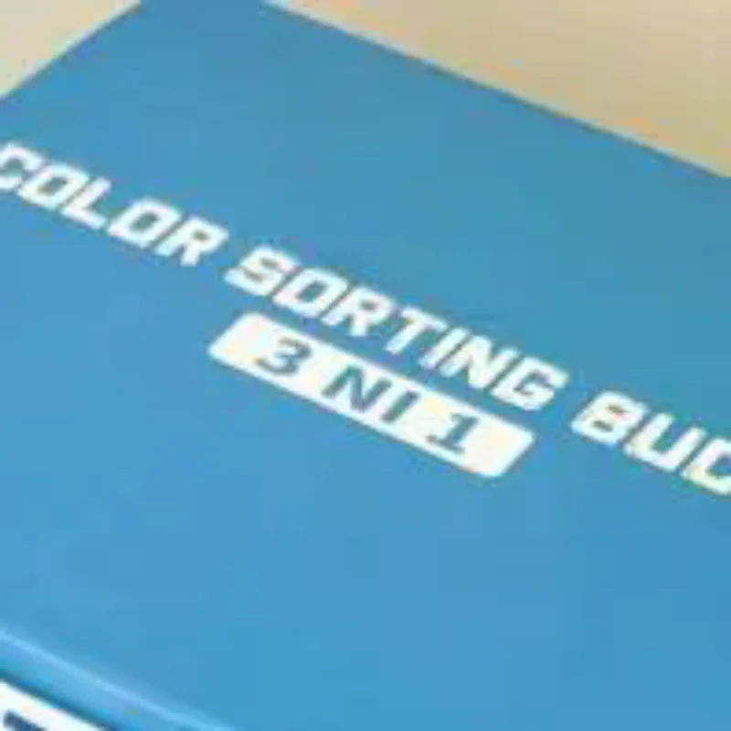 Ensemble de jeu assorti de couleurs et de formes pour enfants, seau de tri en bois, jouet d'apprentissage Montessori, cadeau pour les tout-petits, 1 ensemble