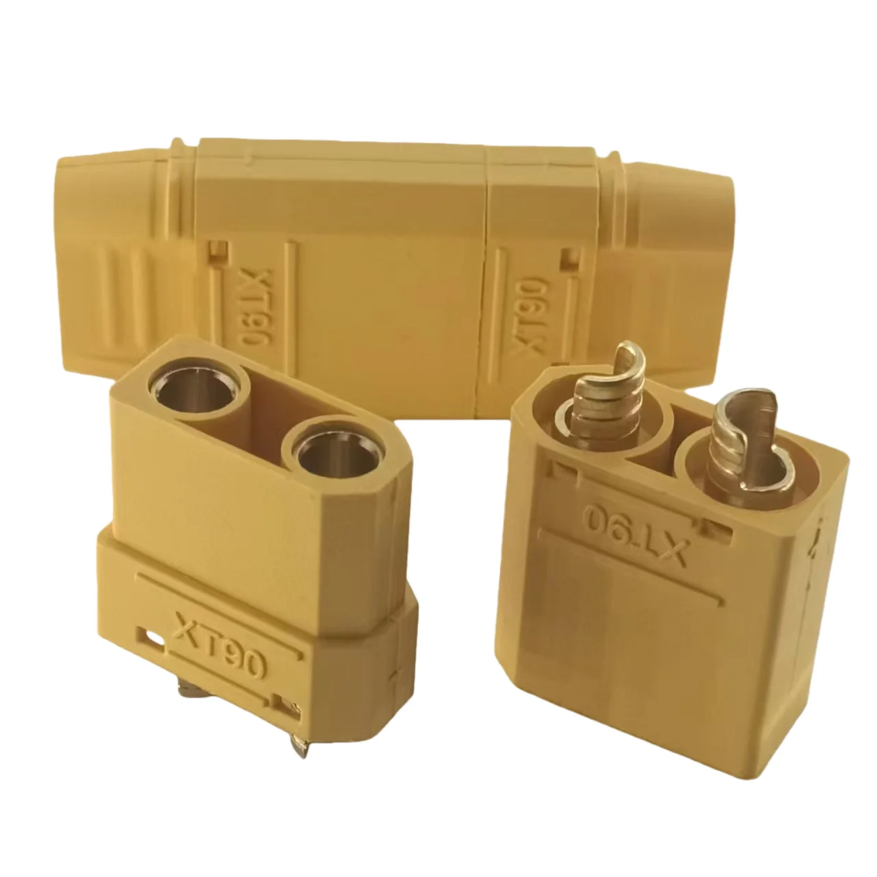 5 قطعة XT90H-M ذكر و XT90H-F موصل سالب مع قبضة كابل ، 45A عالية التيار المضادة للشرارة التوصيل لبطارية ليبو ، RC الطائرة بدون طيار #2