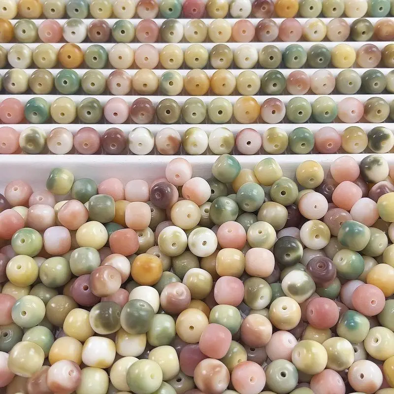 

21Pcs Strawberry Bodhi Seed Beads DIY Craft Supplies 108 Mala Prayer Necklace Making Natural Loose Beads for Jewelry