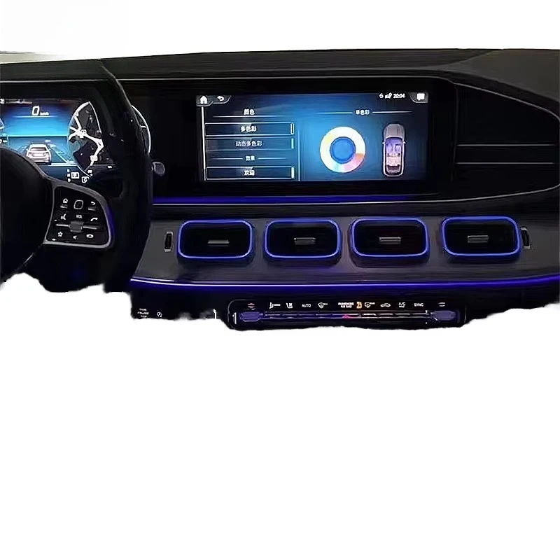 For Benz GLE/GLS W167 Air Conditioning Vent Front 12V LED Light Strip Ambient Light