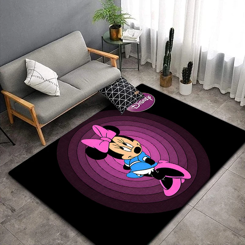 Mickey Teppiche Mode 3D-Druck Anime Teppiche Cartoon Wohnzimmer Schlafzimmer große Fläche weichen Teppich nach Hause Kinderzimmer Matte