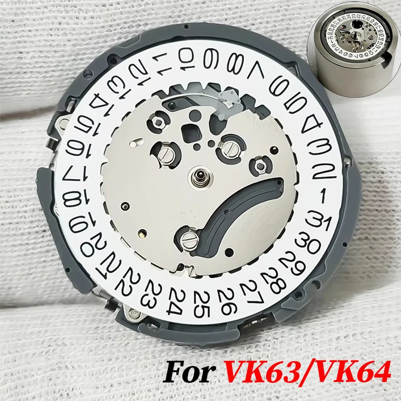

For VK63 Quartz Watch Movement Date 3 o'clock Chronograph For VK64 Movement 6 o'clock Movement Watches Repair Tool
