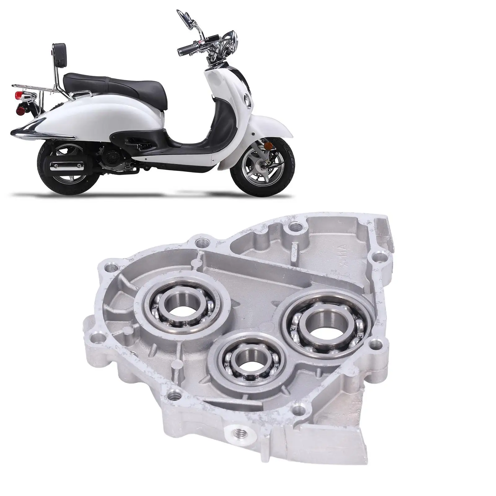 Durable Dustproof Transmission Covers Anti Skid Metal Alloy Rustproof for scooters with 15 for cc 4-Stroke GY6 Motors