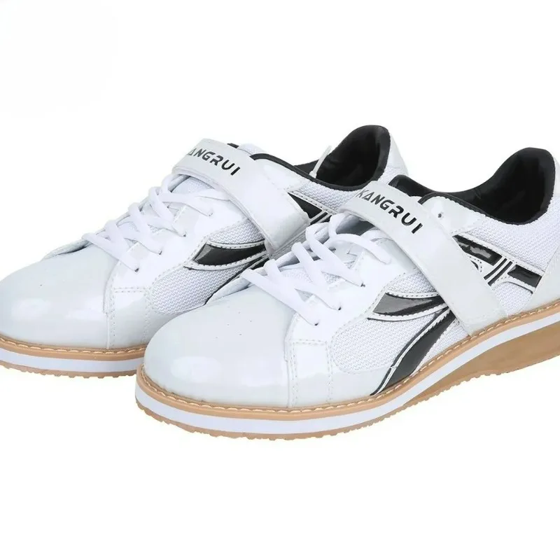 Classic Men Women Weight Training Shoes White Gray Indoor Gym Shoe Couples Comfortable Squatting Shoes for Unisex Training Shoe