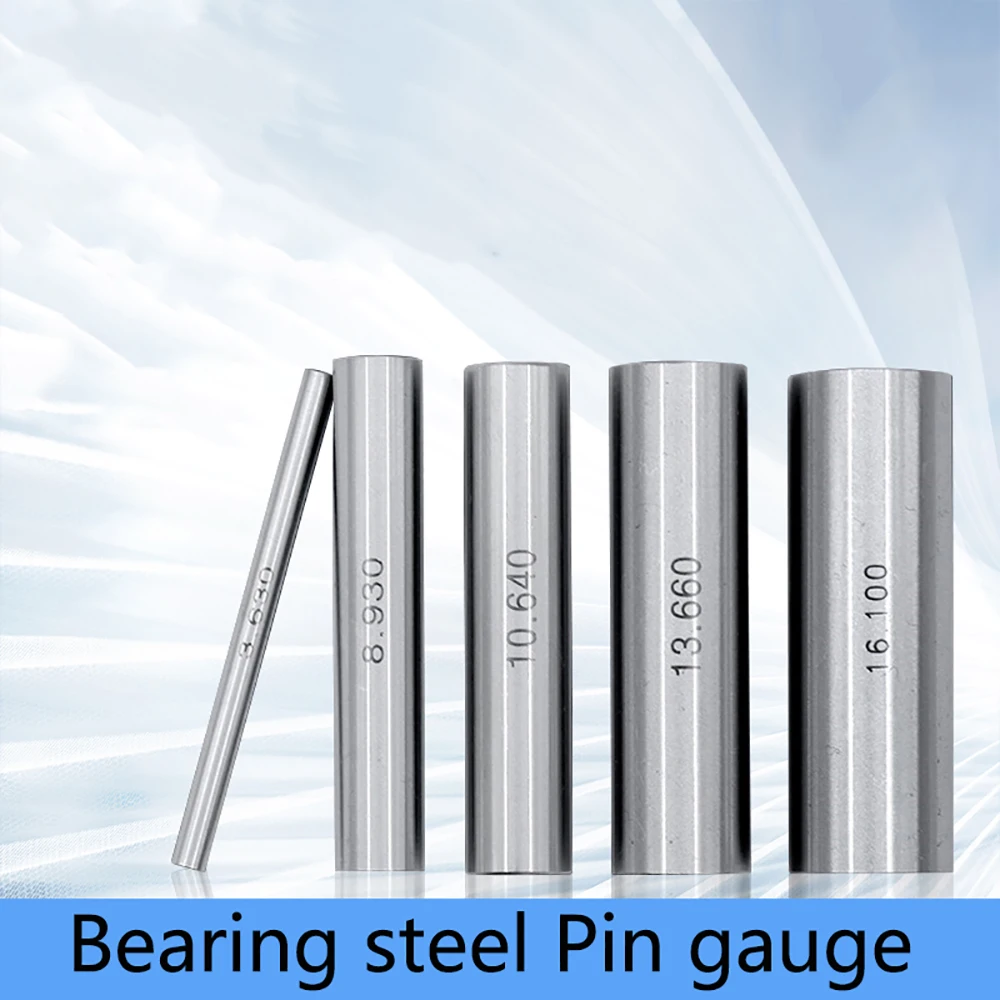 1pcs 0.1-0.49mm 0.5-5.99mm 6-9.99mm 27-29.99mm Cylindrical Pin gauge Smooth Plug Gauge Hole Gauge holder step Pin Gage handle