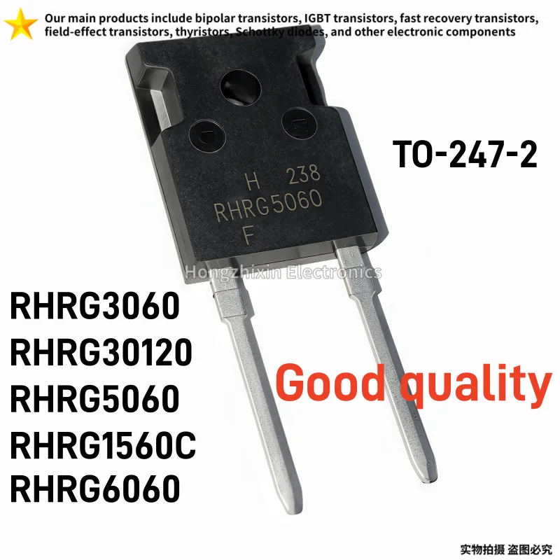 10PCS NEW Fast recovery diode RHRG3060 RHRG30120 RHRG5060 RHRG1560C RHRG6060 TO-247-2