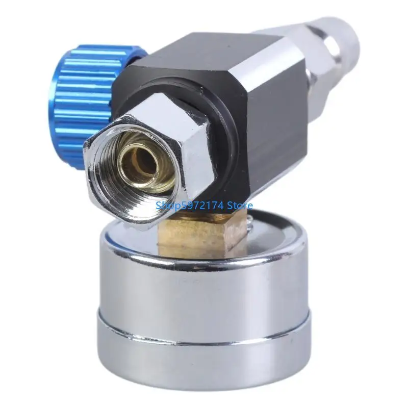 Y3NB 1/4” Air Regulator Convenient Gun-Air Compressor Regulator for w/ Gauge Pneumatic Tools 0 to 140 PSI for Air