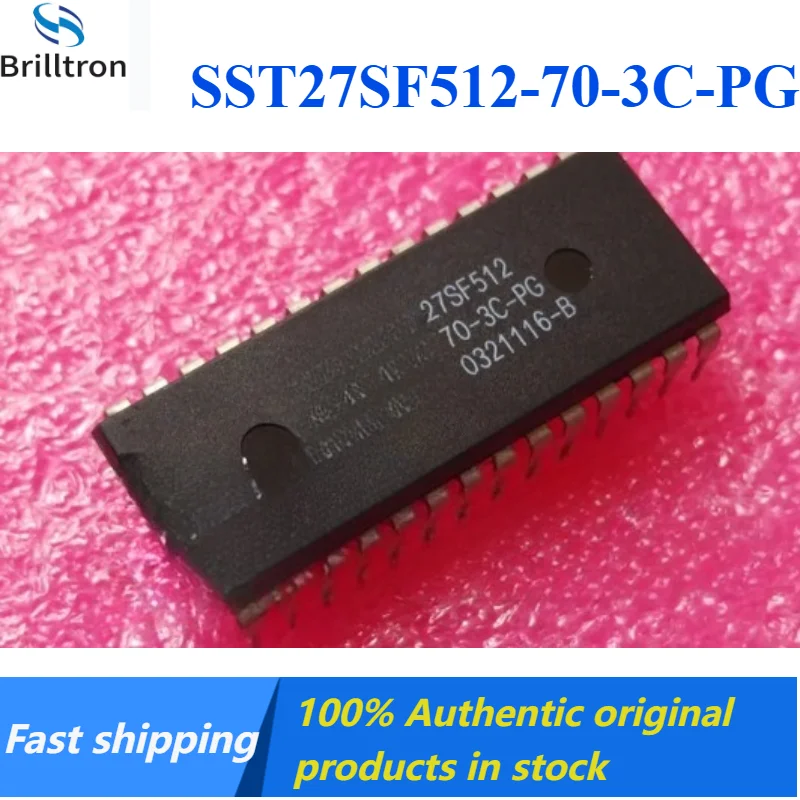 5-20pcs New SST27SF512-70-3C-PG DIP-28  Brand New Original in Stock , Fast Shipping.
