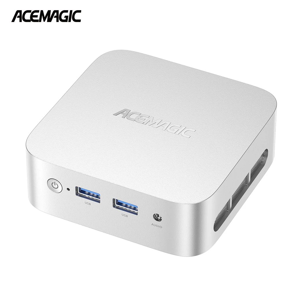 ACEMAGIC Intel Processor Alder Lake N97 Mini PC 16GB DDR4 512GB SSD Mini Computer Wifi5 BT4.2 4K @ 60Hz UHD Desktop PC Voor Kantoor