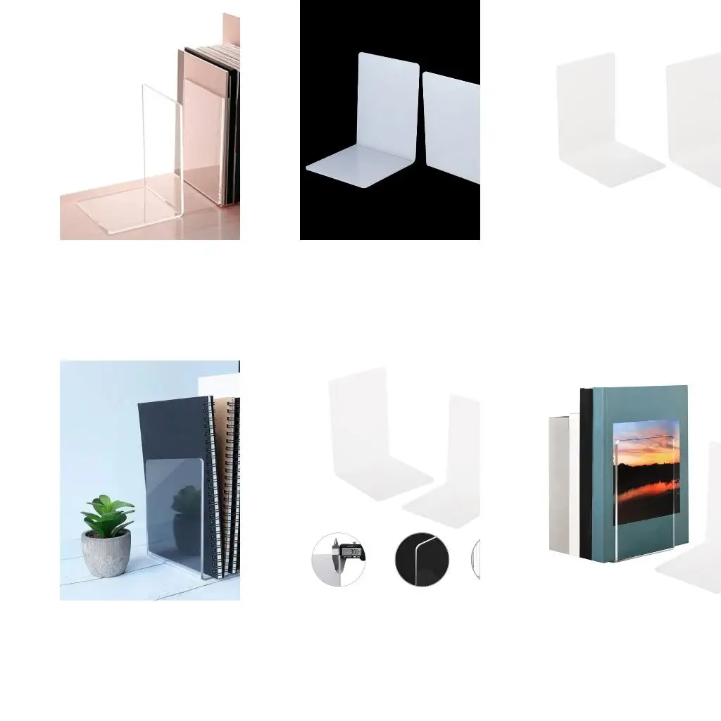  Transparent Book Display Stand for Displaying Books, Picture Albums, Notebooks