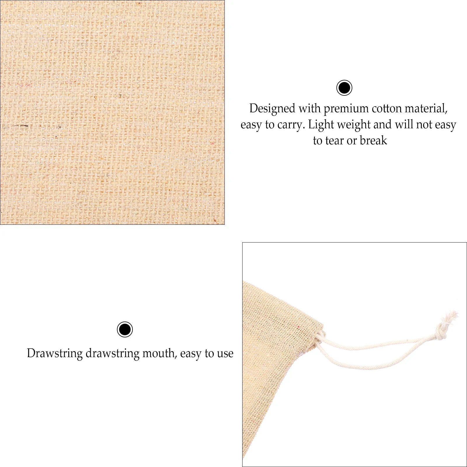 

2Pcs Reusable Drawstring Bread Bags Premium Cotton Gift Packing Containers Party Favor Storage Pouches Sundries