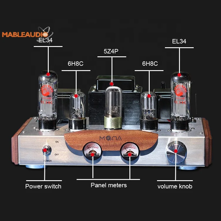 MAHP0013 Professional Audio EL34 Single Ended Tube Amplifier